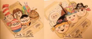 Customize eggs character's MariaJCuesta. Children’s Books. Art. Illustration.