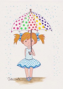 Colorful umbrellas for rainy days