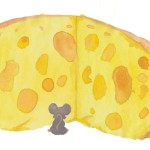 Cheese Feast little mouse MariaJCuesta. Children’s Books. Art. Illustration.